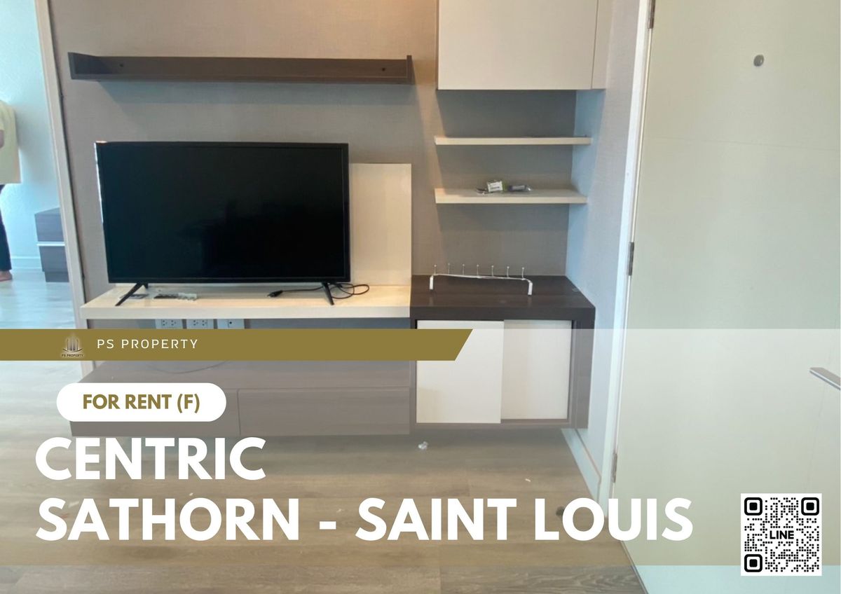 For RentCondoSathorn, Narathiwat : For rent 📍 Centric sathorn st.louis 📍 near BTS Saint Louis 200 meters, in the heart of Sathorn, complete with electrical appliances
