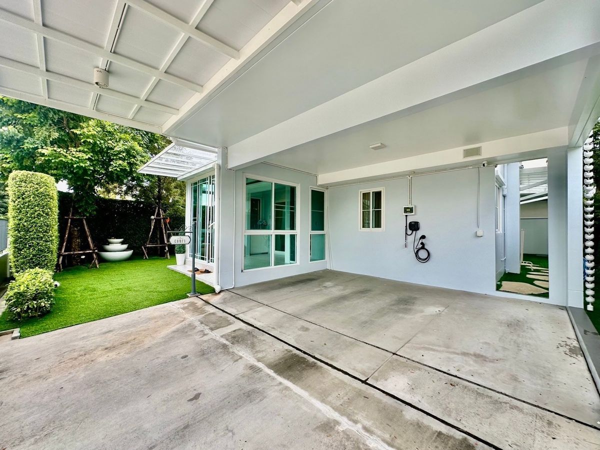 ให้เช่าบ้านบางนา แบริ่ง ลาซาล : 💥ForRent💥4Bed • Villaggio2 Srinakarin–Bangna 🏡 Near Mega Bangna‼️ Pet Friendly 🐶🐱 Private Garden 🌳Fully Furnished ✨