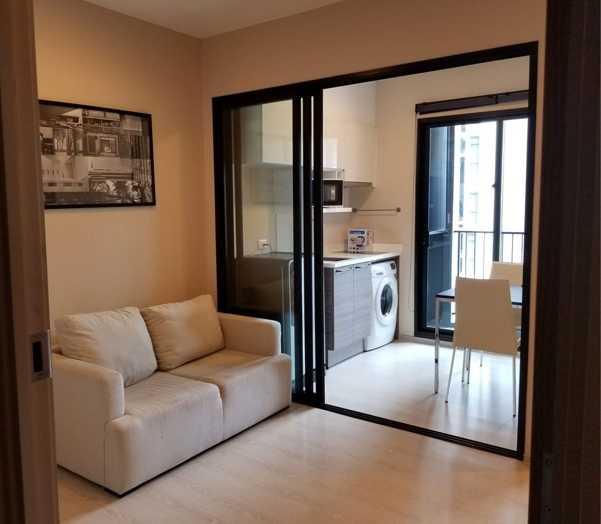 For RentCondoRama9, Petchburi, RCA : For Rent LETTE MIDST Rama 9, fully furnished, 30 sqm., 1 bedroom, city view, 14,500 baht