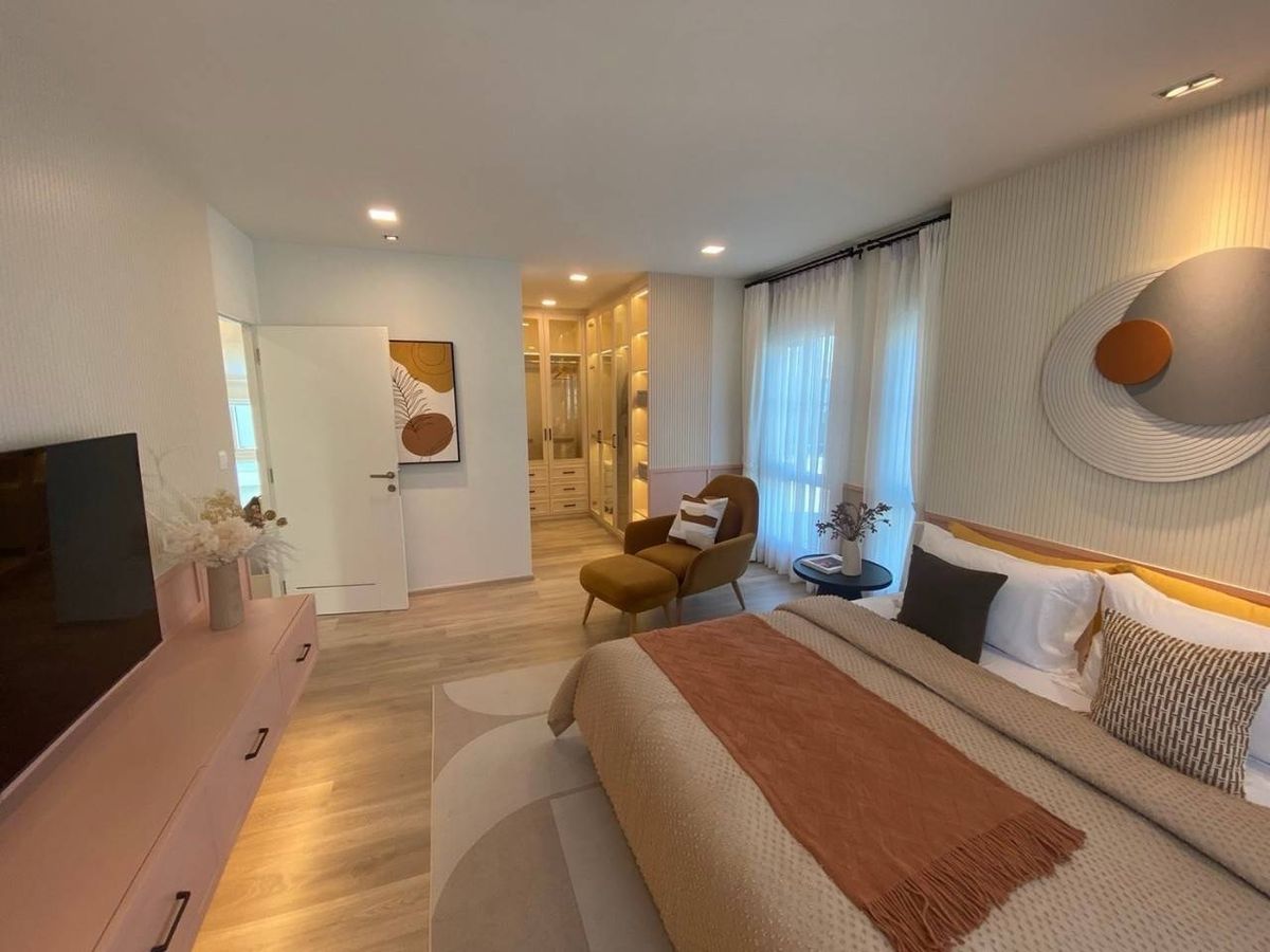 ให้เช่าบ้านบางนา แบริ่ง ลาซาล : 💥ForRent💥4Bed • Villaggio2 Srinakarin–Bangna 🏡 Near Mega Bangna‼️ Pet Friendly 🐶🐱 Private Garden 🌳Fully Furnished ✨
