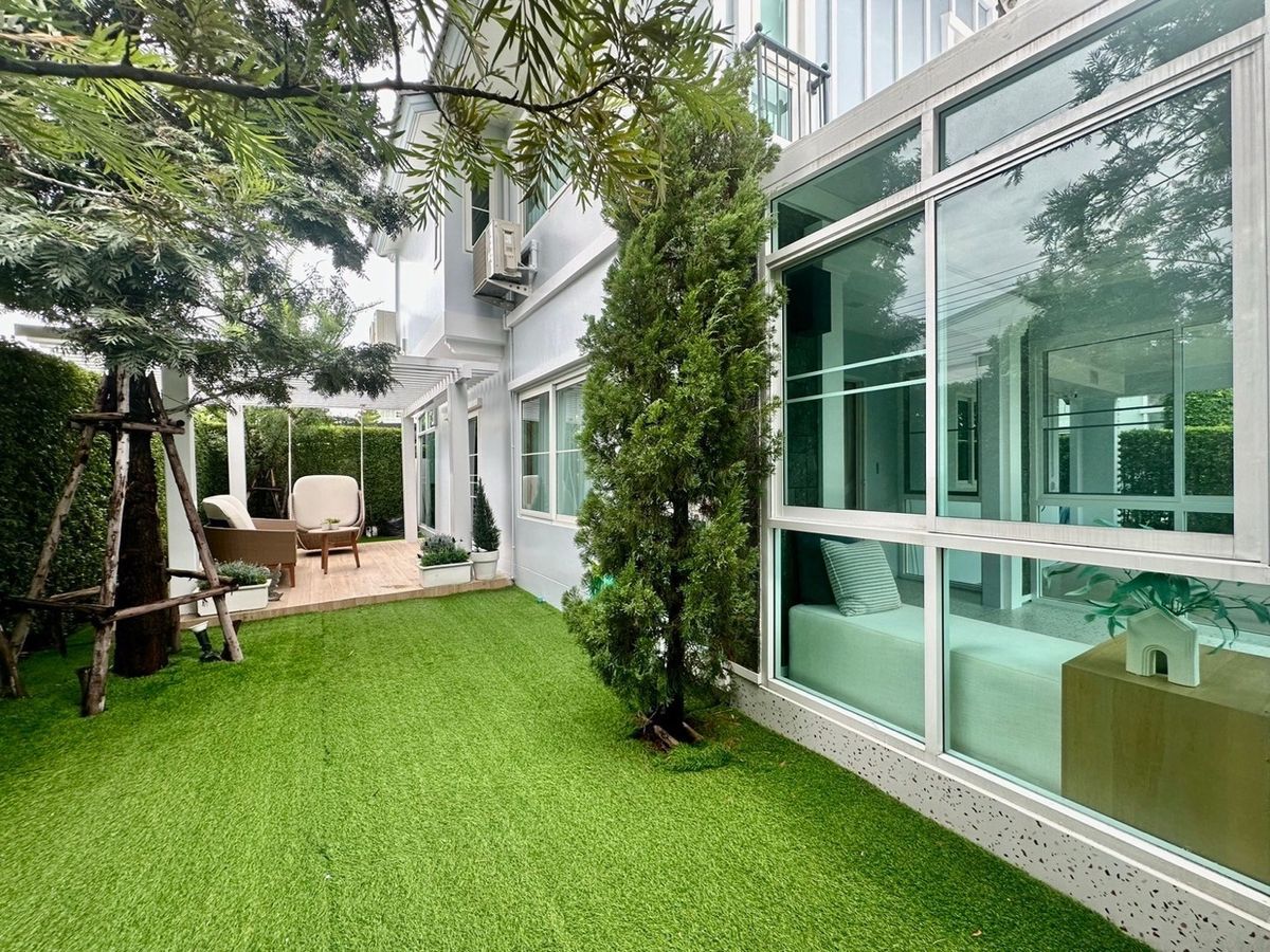 ให้เช่าบ้านบางนา แบริ่ง ลาซาล : 💥ForRent💥4Bed • Villaggio2 Srinakarin–Bangna 🏡 Near Mega Bangna‼️ Pet Friendly 🐶🐱 Private Garden 🌳Fully Furnished ✨