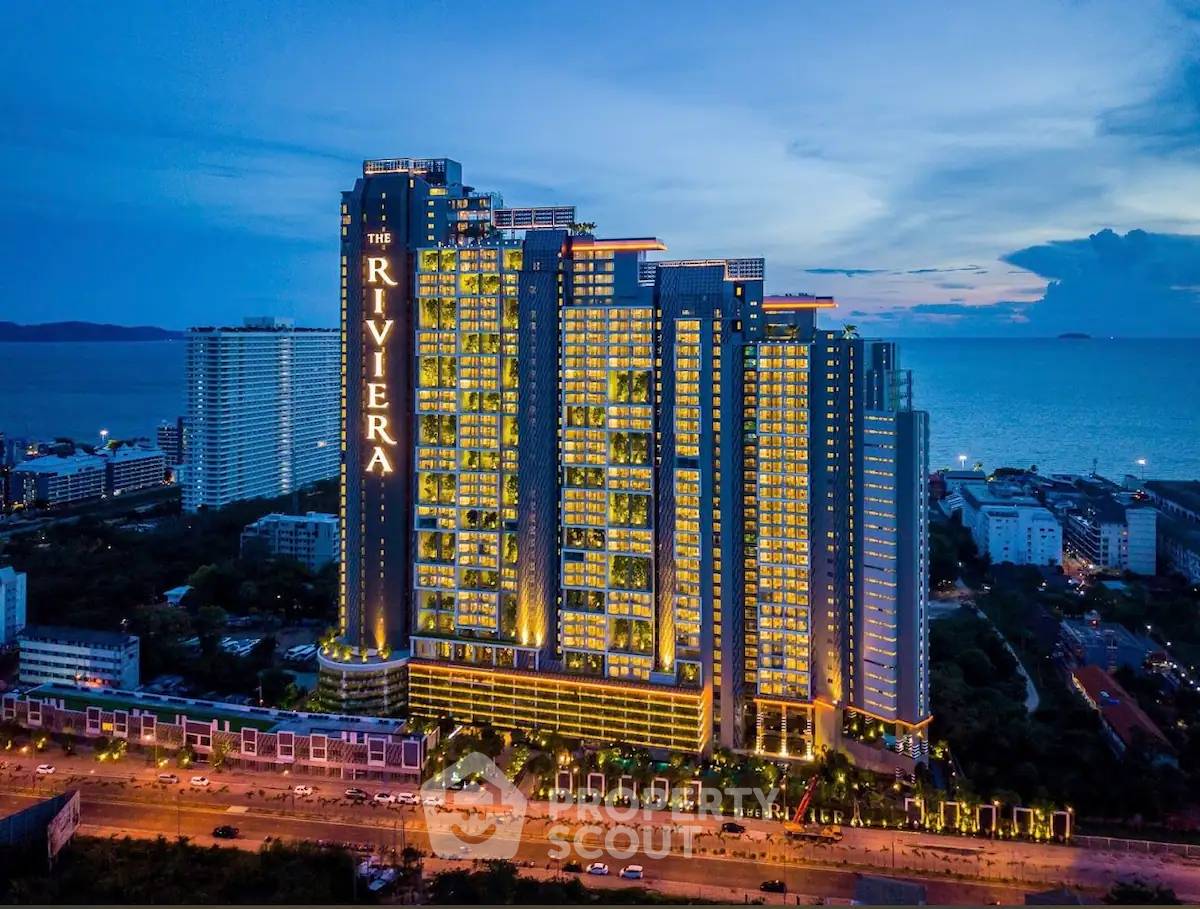 For SaleCondoPattaya, Bangsaen, Chonburi : 1-BR Condo at The Riviera Jomtien close to Jomtien Beach