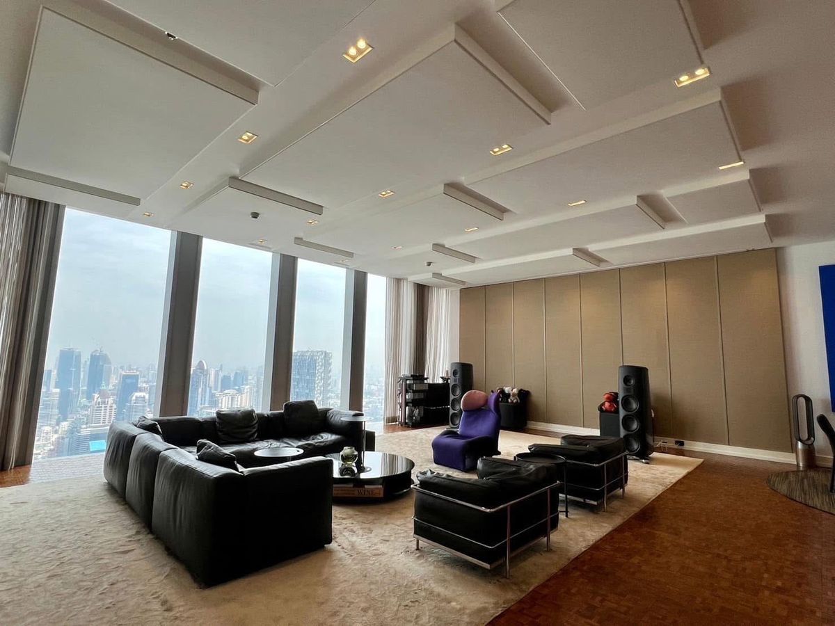 คอนโดสาทร นราธิวาส : 👀 สำรวจแบบ 3D - ห้องชุดลักซ์ชัวรี่ 3 ห้องนอน ขนาด 408 ตร.ม. บนชั้น 57 – The Ritz-Carlton Bangkok