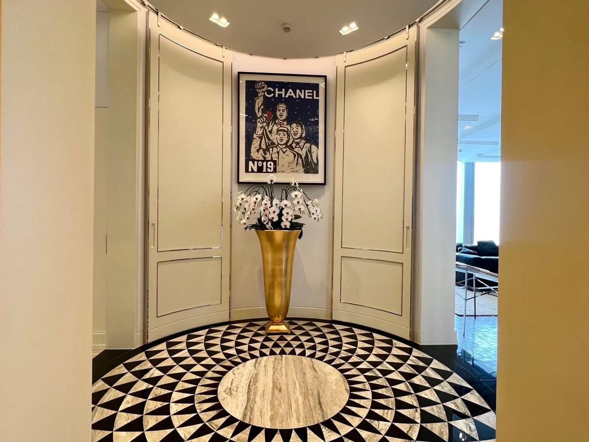 คอนโดสาทร นราธิวาส : 👀 สำรวจแบบ 3D - ห้องชุดลักซ์ชัวรี่ 3 ห้องนอน ขนาด 408 ตร.ม. บนชั้น 57 – The Ritz-Carlton Bangkok