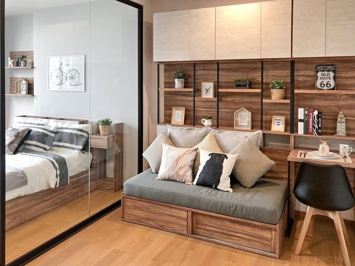For RentCondoSathorn, Narathiwat : 1 bedroom condo for rent. NOBLE REVO Silom 🔥 Near BTS Surasak 🔥