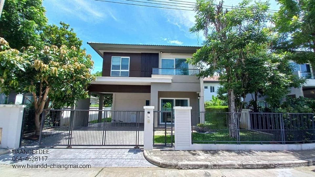 For RentHouseChiang Mai : House in the project Rent 30,000 baht per month, near Payap, only 5 minutes. No.6H091
