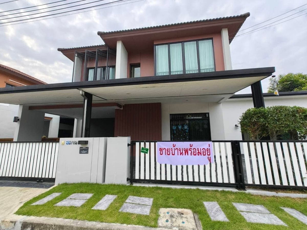 For SaleHouseMin Buri, Romklao : The Rick Coss System Ring - Hatsarat / 4 Bedrooms (Sale), The Ricco Residence Outering - Hathairat / 4 Bedrooms (For Sale) Beam017