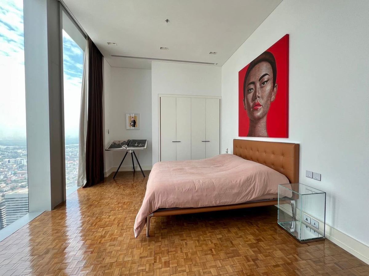 คอนโดสาทร นราธิวาส : 👀 สำรวจแบบ 3D - ห้องชุดลักซ์ชัวรี่ 3 ห้องนอน ขนาด 408 ตร.ม. บนชั้น 57 – The Ritz-Carlton Bangkok