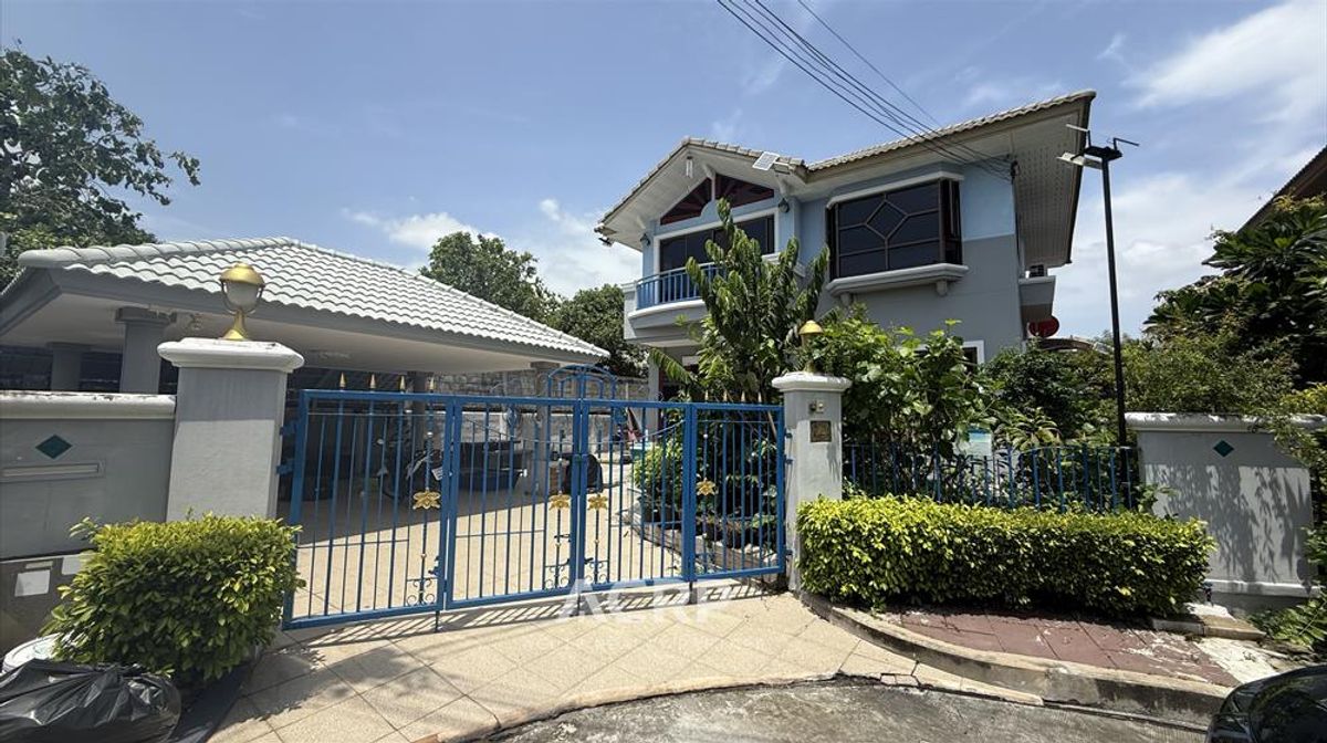 For SaleHouseRama 2, Bang Khun Thian : Cheap Single House for Sale at Supalai Orchid Park – *Corner Unit* in Rama 2 Area, 3 Bedrooms, 2 Bat