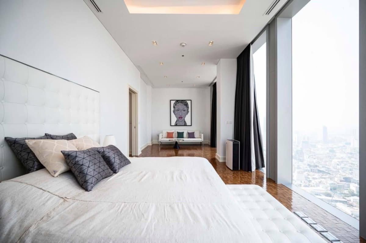 คอนโดสาทร นราธิวาส : 👀 สำรวจแบบ 3D - ห้องชุดลักซ์ชัวรี่ 3 ห้องนอน ขนาด 408 ตร.ม. บนชั้น 57 – The Ritz-Carlton Bangkok