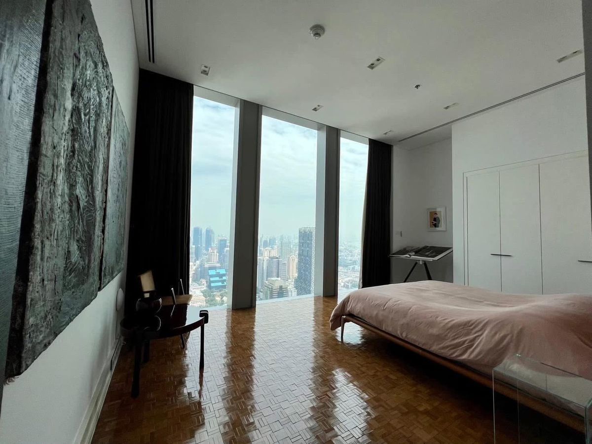 คอนโดสาทร นราธิวาส : 👀 สำรวจแบบ 3D - ห้องชุดลักซ์ชัวรี่ 3 ห้องนอน ขนาด 408 ตร.ม. บนชั้น 57 – The Ritz-Carlton Bangkok