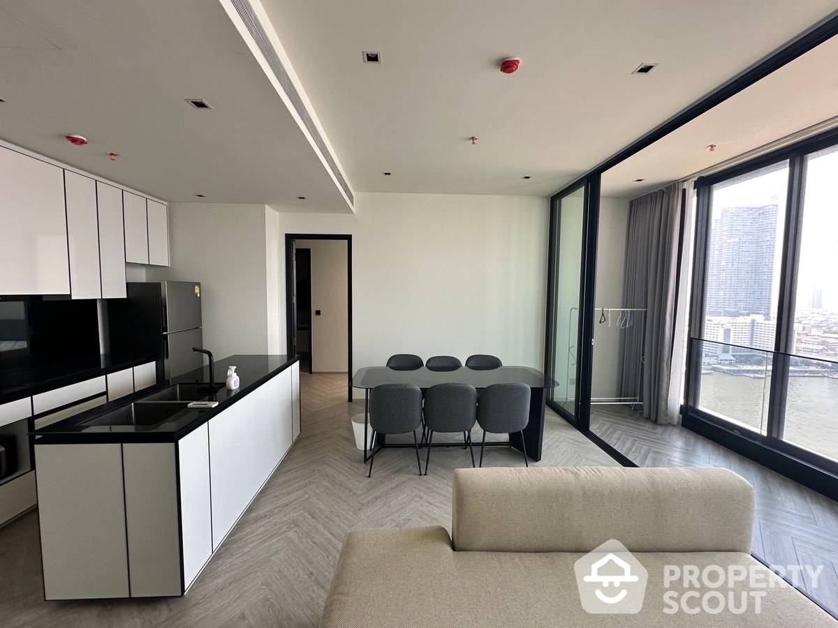 For RentCondoWongwianyai, Charoennakor : 2-BR Condo at Chapter Charoennakhorn - Riverside near BTS Krung Thon Buri