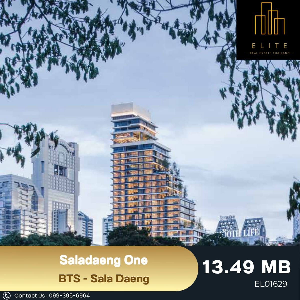 ขายคอนโดสีลม ศาลาแดง บางรัก : ✨ พื้นที่เงียบสงบในย่านที่ไม่เคยหลับ Saladaeng One ห้องหรู วิวสวน ในบรรยากาศที่หาไม่ได้อีกแล้ว ✔