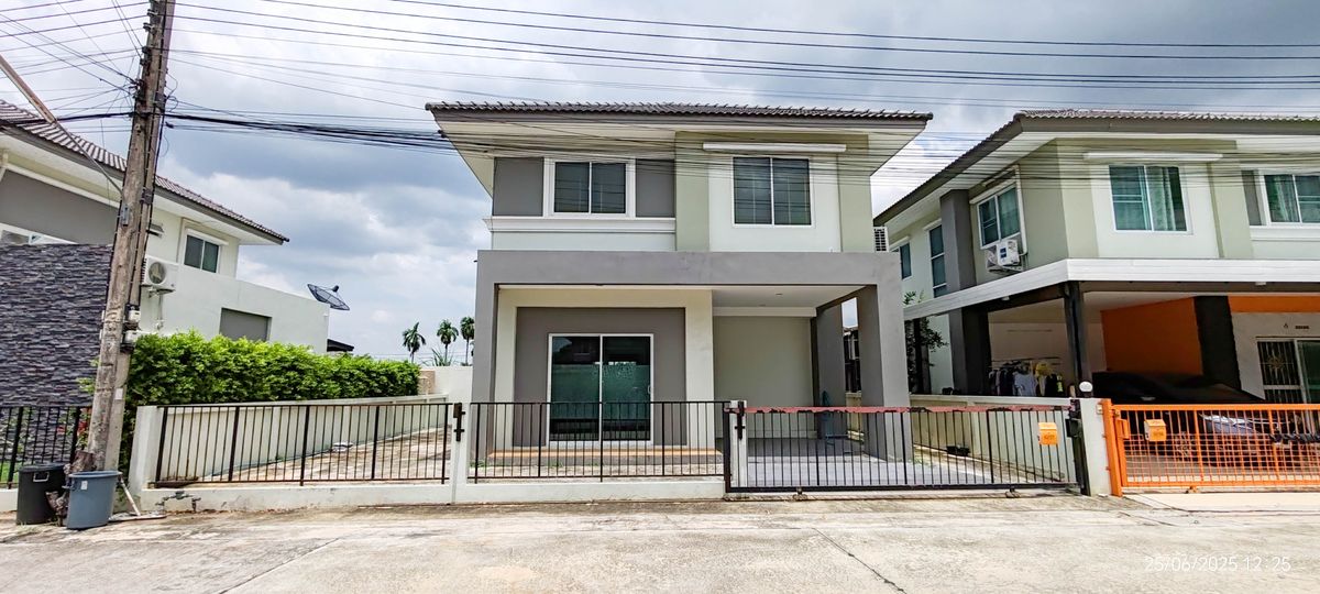 ให้เช่าบ้านปทุมธานี รังสิต ธรรมศาสตร์ : ให้เช่าบ้านเดี่ยวหลังใหญ่ สวย CPN Ville 2 วงแหวน-ลำลูกกา คลอง 7