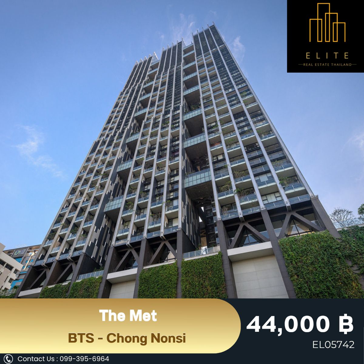 For RentCondoSathorn, Narathiwat : ✨ Luxury in the heart of Sathorn, like anyone can remember the name The Met, ready to enter. The room is big, airy, open view, five -star hotel every day ✔