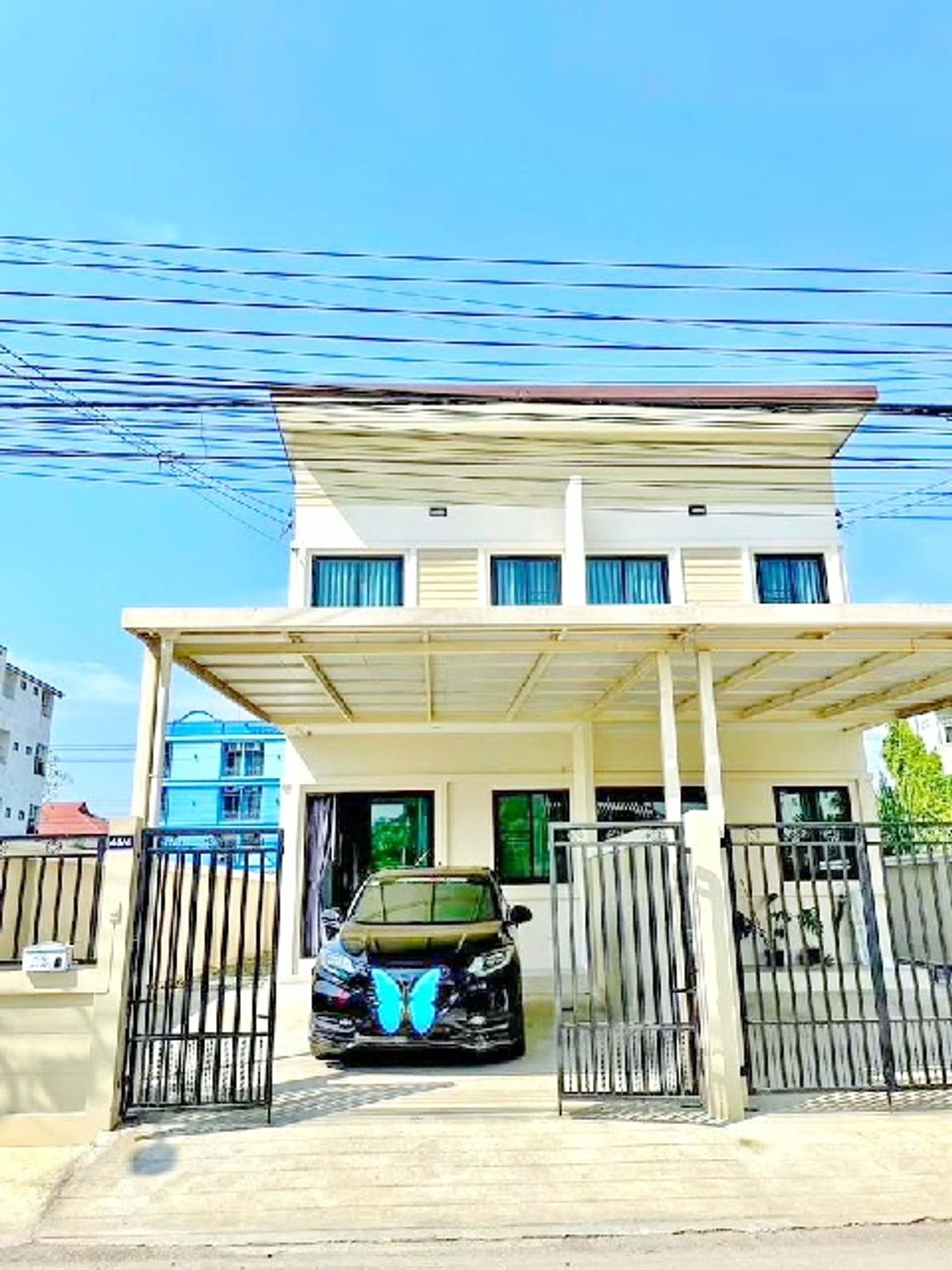 ให้เช่าบ้านลาดกระบัง สุวรรณภูมิ : โลตัส ลาดกระบัง 900ม. หลวงแพ่ง ให้เช่าบ้าน 1หลัง 19ตร.วา. APLสุวรรณภูมิ 4กม. 2 นอน 2 น้ำ สจล.4 กม.พร้อมเฟอร์ ตลาดหัวตะเข้ 1.7 กม.