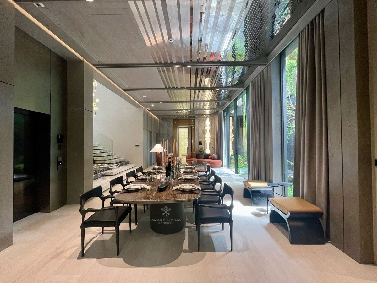 For SaleHouseBang Sue, Wong Sawang, Tao Pun : 📢 Ultra-Luxury 3-Storey Home . A masterpiece of elegance with a private pool, lift, fitness room, personal butler, central courtyard garden, Designed by  “I-Din.” Located in Prachachuen peaceful, easy access to multiple routes.