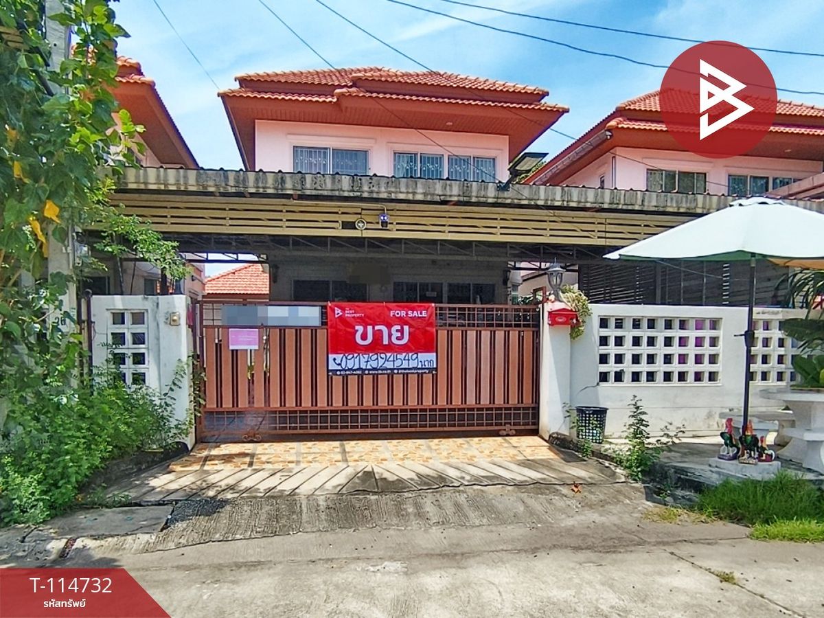 For SaleHouseLadkrabang, Suwannaphum Airport : House for sale Sap Charoen Chalong Krung Village 53, Bangkok