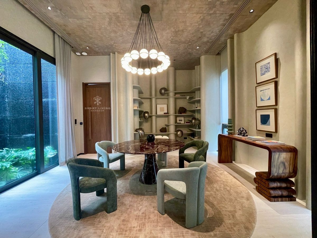 For SaleHouseBang Sue, Wong Sawang, Tao Pun : 📢 Ultra-Luxury 3-Storey Home . A masterpiece of elegance with a private pool, lift, fitness room, personal butler, central courtyard garden, Designed by  “I-Din.” Located in Prachachuen peaceful, easy access to multiple routes.