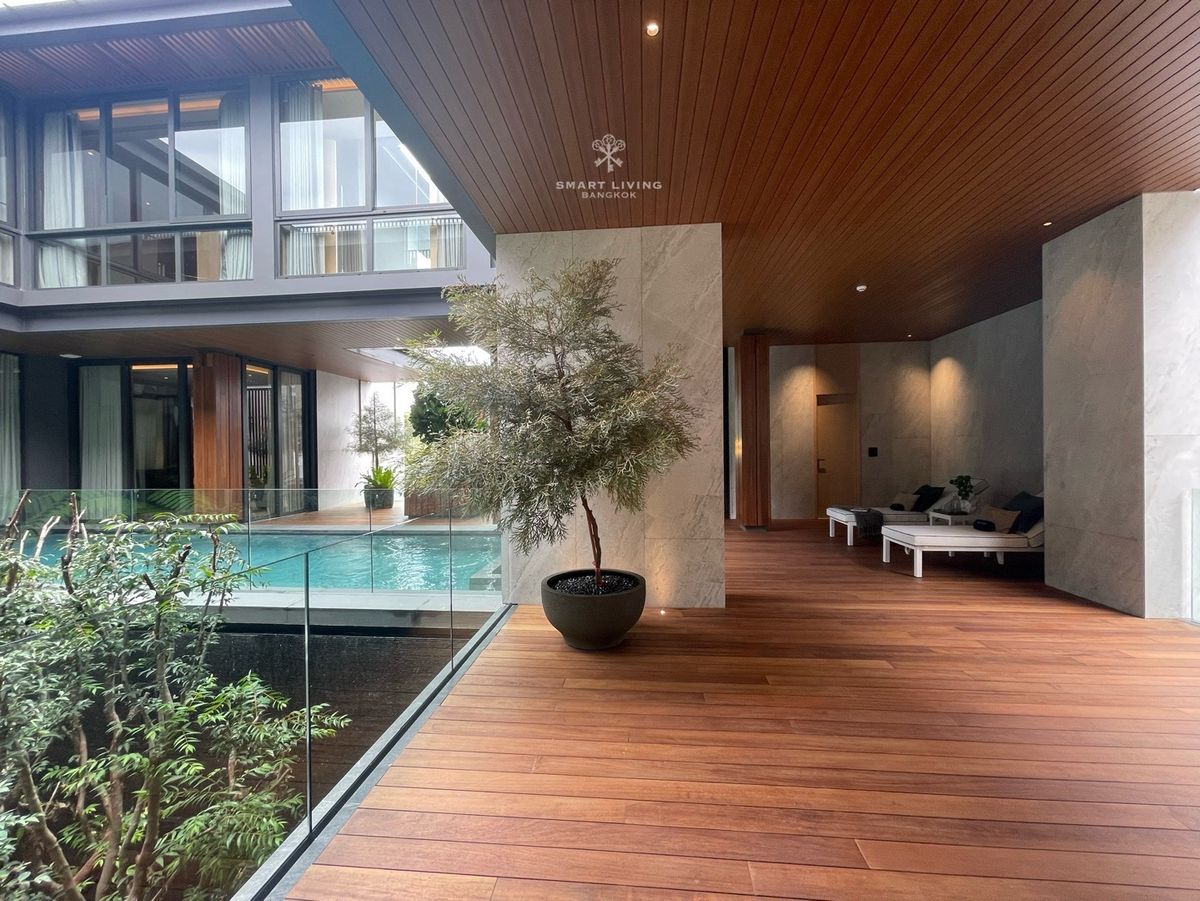 For SaleHouseBang Sue, Wong Sawang, Tao Pun : 📢 Ultra-Luxury 3-Storey Home . A masterpiece of elegance with a private pool, lift, fitness room, personal butler, central courtyard garden, Designed by  “I-Din.” Located in Prachachuen peaceful, easy access to multiple routes.