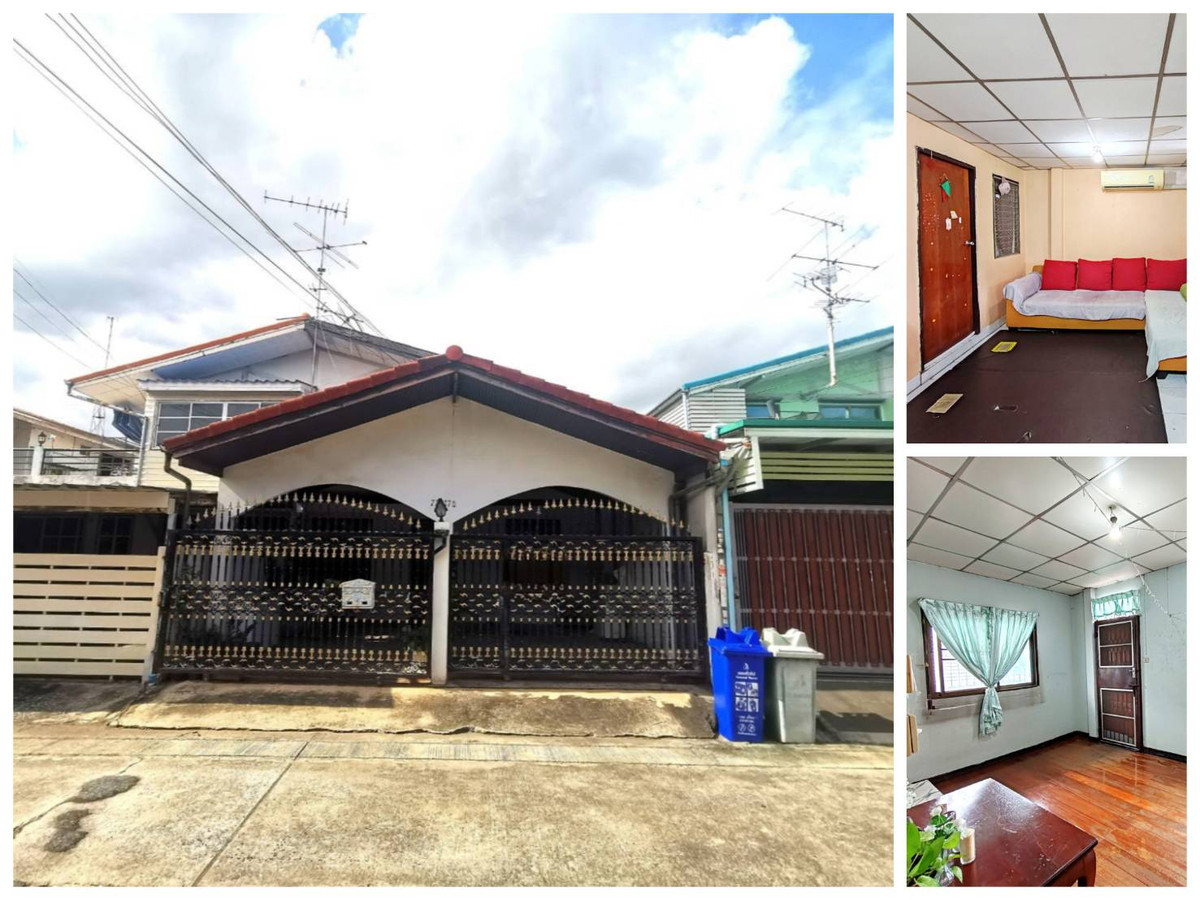 For SaleKaset Nawamin,Ladplakao : 2 storey twin house for sale, Rung Sawang Village, Ram Inthra 8