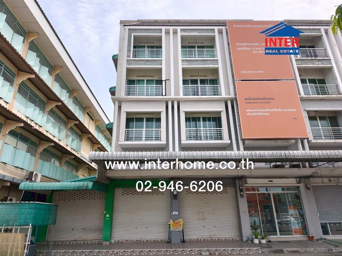 ขายอาคารพาณิชย์ปทุมธานี รังสิต ธรรมศาสตร์ : อาคารพาณิชย์ 4.5 ชั้น 75 ตร.ว. อาคารพาณิชย์ ใกล้รพ.สินแพทย์ลำลูกกา ถนนพหลโยธิน ถนนลำลูกกา ลำลูกกา ปทุมธานี