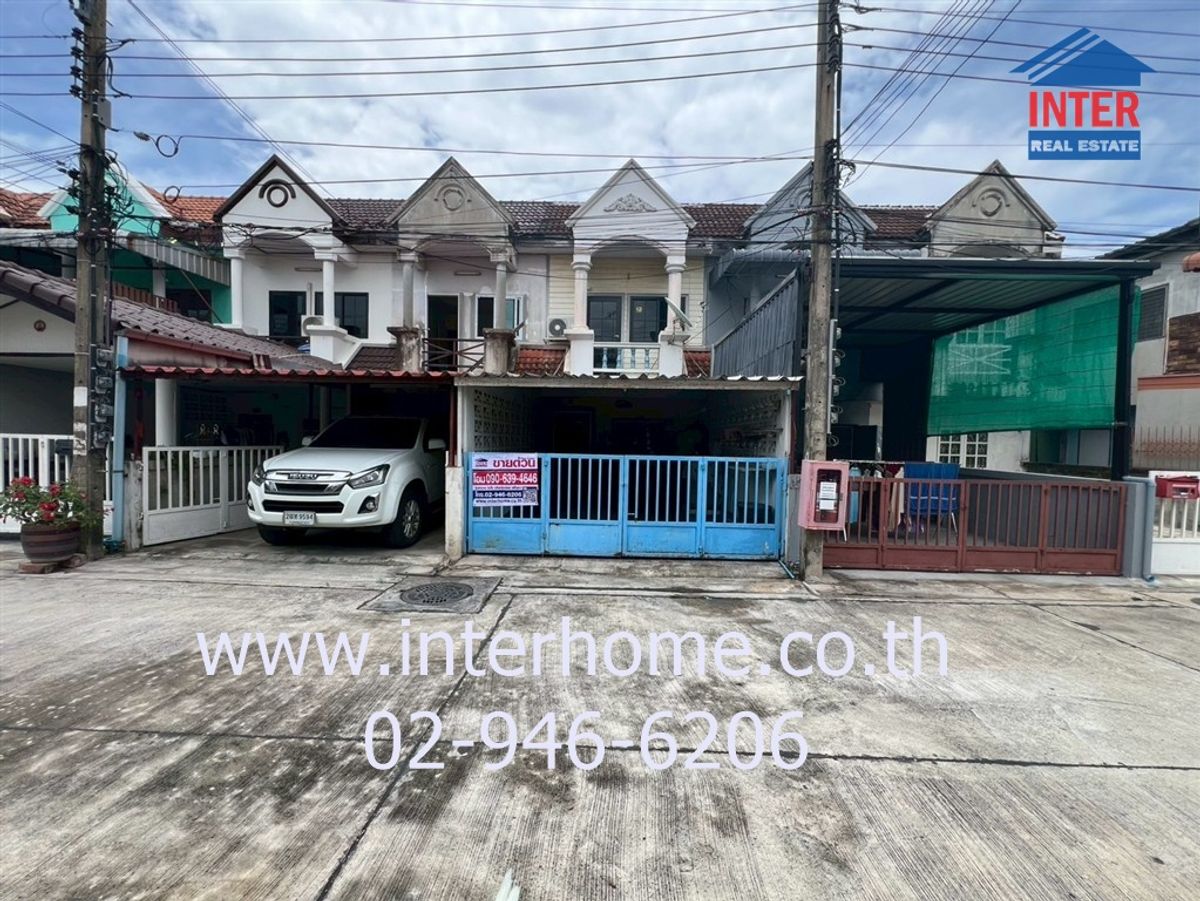 For SaleTownhomeSukhumvit, Asoke, Thonglor : 2 -story townhouse 18 sq.w. Townhouse, Soi Sukhumvit 117, Sukhumvit, Soi Panuwong Road Mueang Samut Prakan, Samut Prakan
