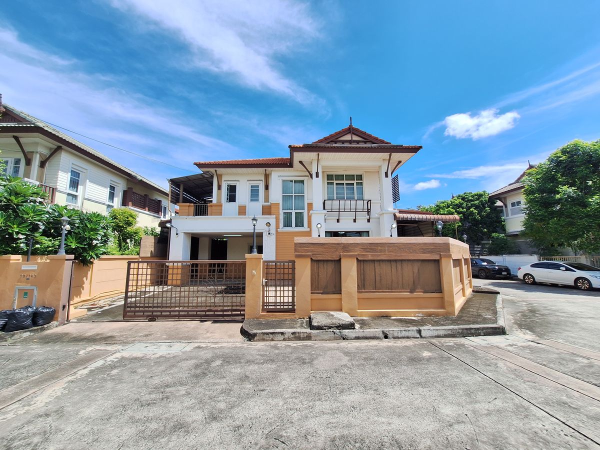For RentHouseSamut Prakan,Samrong : 🏡 Rent a detached house, corner, Soi King Kaew 19 Ananda Sportlife