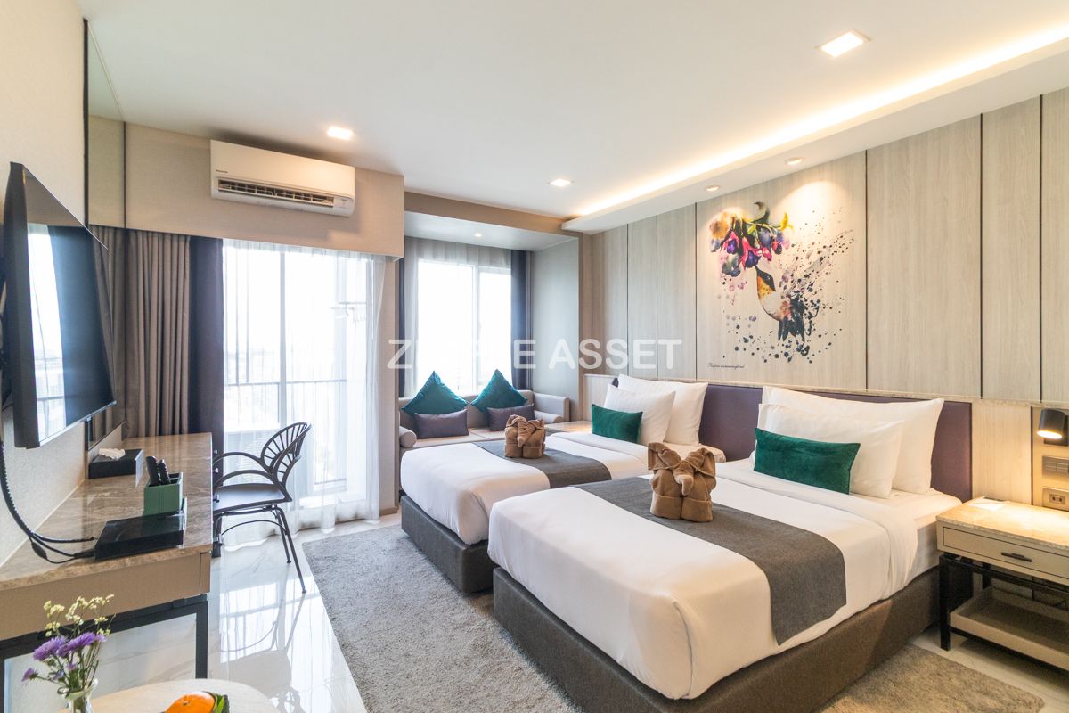 For RentOnnut, Udomsuk : Line ID: @zimple_asset  Newly hotel in Sukhumvit 101, featuring modern décor and a peaceful atmosphere — perfect for relaxation. Conveniently located not far from BTS Punnawithi.