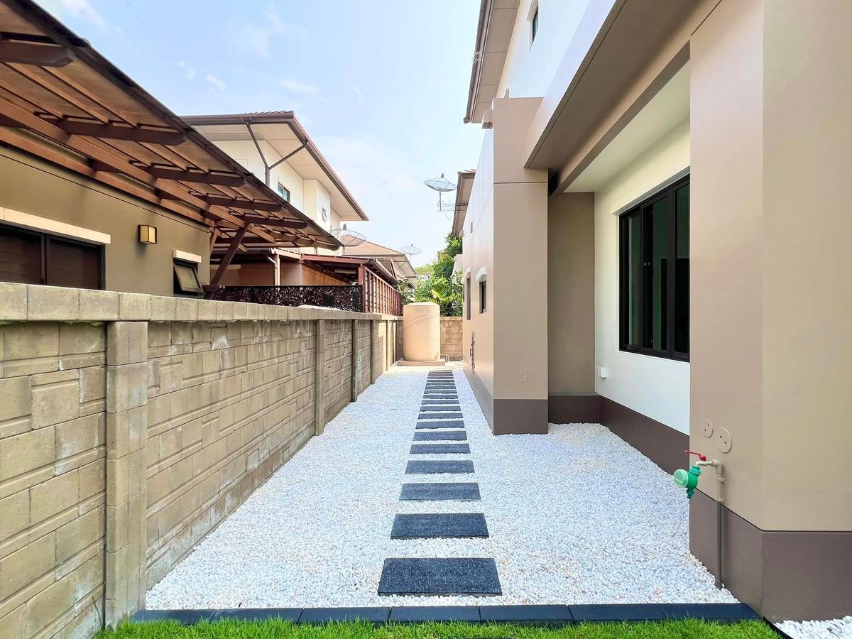 ขายบ้านนวมินทร์ รามอินทรา : 🎉🏡 เศรษฐสิริวัชรพล หลังใหญ่สวยตรงปก! พร้อมจัดสวนรอบตัวบ้าน! ทำเลทองติดถนนใหญ่สุขาภิบาล 5 🌴✨