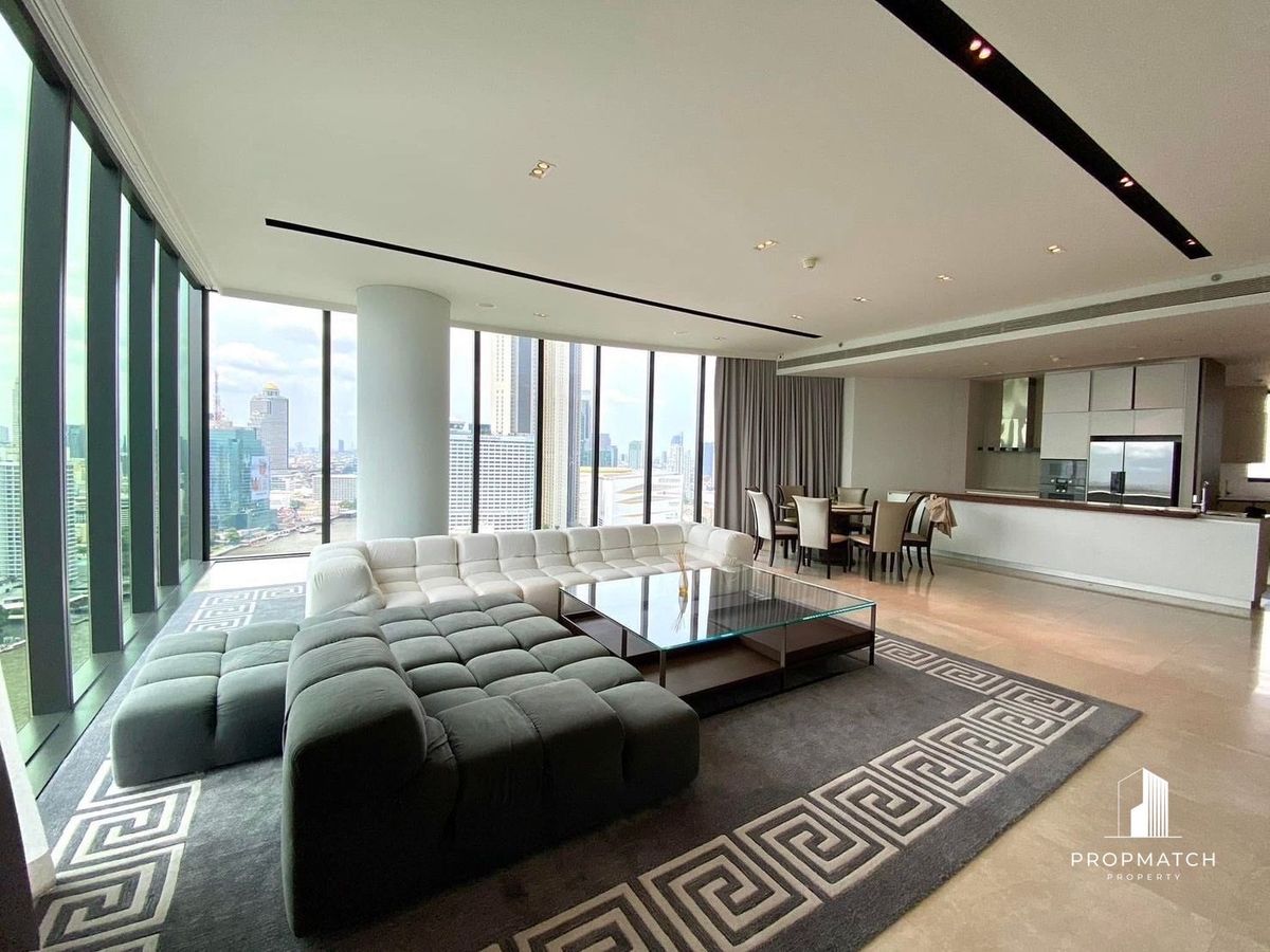 ให้เช่าคอนโดวงเวียนใหญ่ เจริญนคร : ✨Flash Deal ✨Banyan Tree Residences Bangkok( 3Bed 4Bath 250SQM.) แต่งครบพร้อมอยู่ !! เพียง 300,000บาทต่อเดือน Tel.0981315848 @propmatch