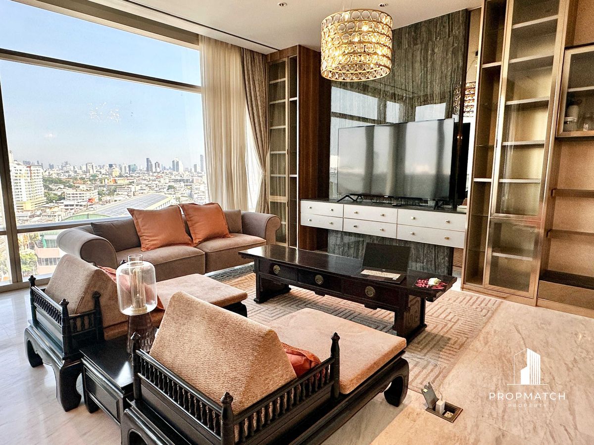 For RentCondoSathorn, Narathiwat : ✨flash deal ✨Four Seasons Private Residences (3Bed 3BATH 250SQM.) Completely decorated !! Only 380,000 baht per month Tel.0981315848 @PropMatch