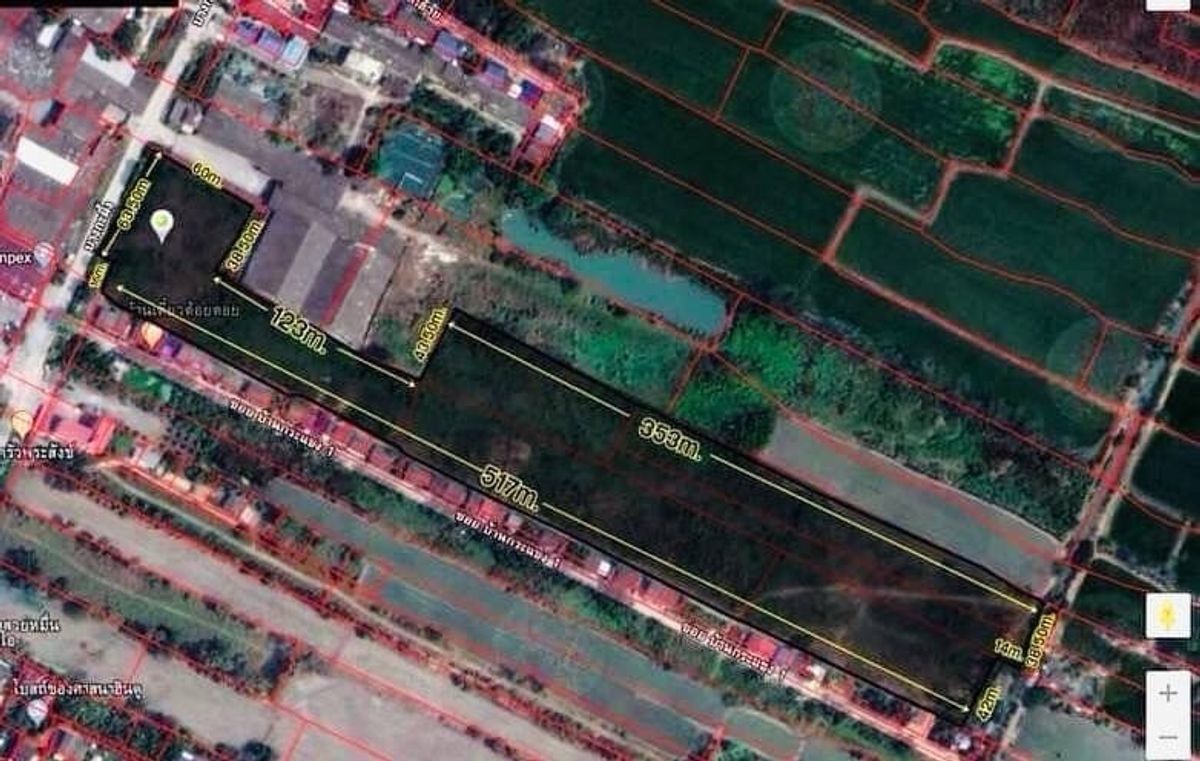 ขายที่ดินปทุมธานี รังสิต ธรรมศาสตร์ : ที่ดินเปล่าถมแล้ว สะพานปทุมธานี บ้านกลาง ถนนเส้น 346  บ้านกระแชง 1  เมืองปทุมธานี