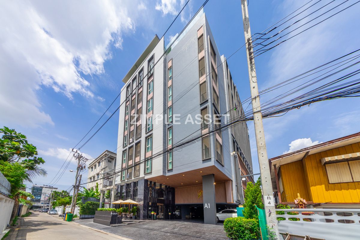 For RentOnnut, Udomsuk : Line ID: @zimple_asset  Newly hotel in Sukhumvit 101, featuring modern décor and a peaceful atmosphere — perfect for relaxation. Conveniently located not far from BTS Punnawithi.