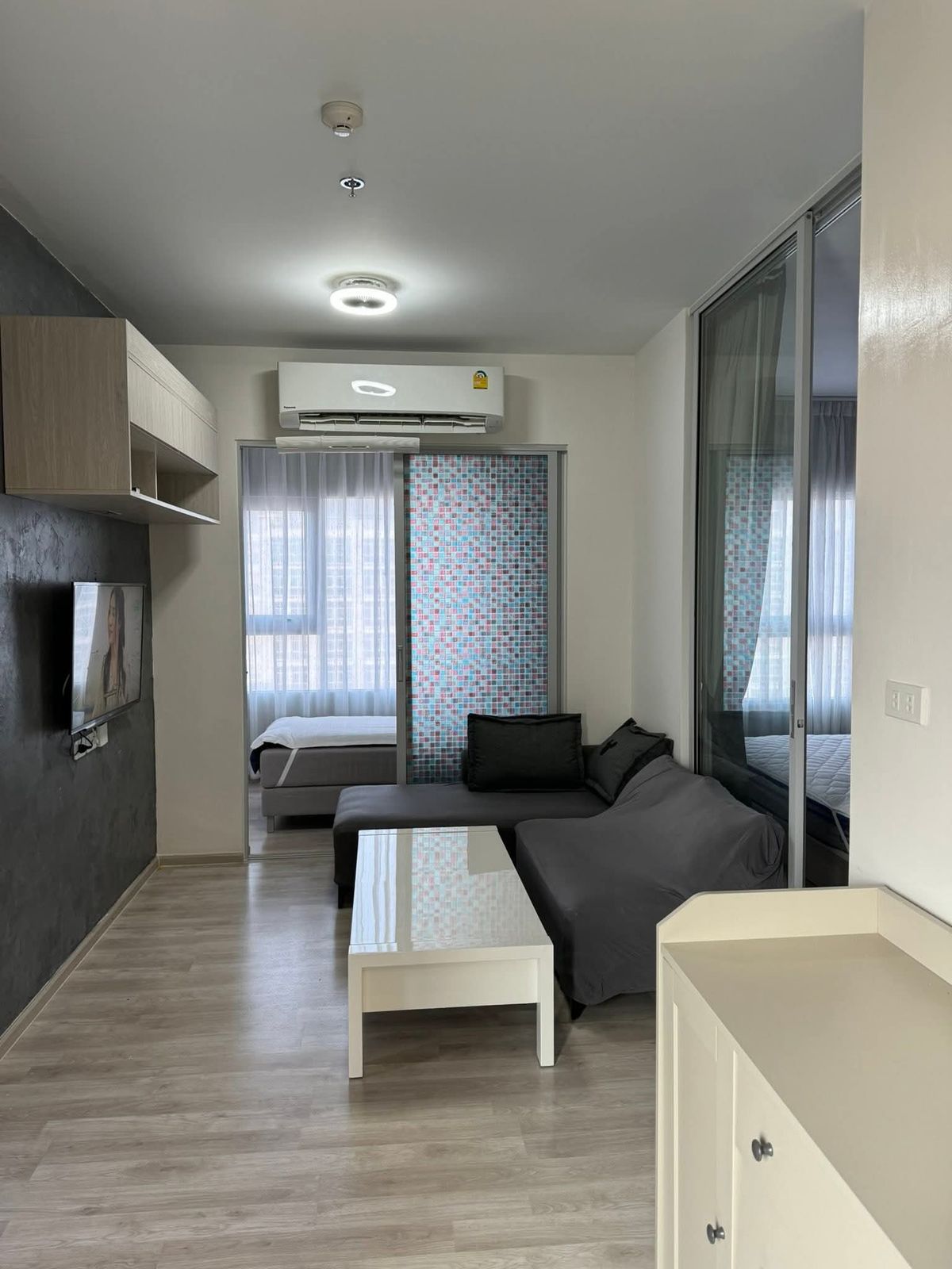 ให้เช่าคอนโดรามคำแหง หัวหมาก : 15,000 BHT/Month Niche Mono Ramkhamhaeng 2 Bedrooms