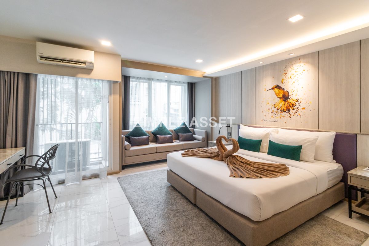 For RentOnnut, Udomsuk : Line ID: @zimple_asset  Newly hotel in Sukhumvit 101, featuring modern décor and a peaceful atmosphere — perfect for relaxation. Conveniently located not far from BTS Punnawithi.