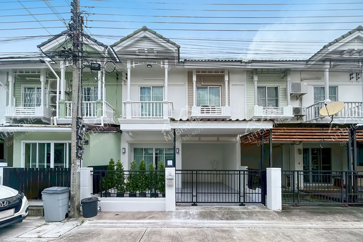ขายทาวน์โฮมรัตนาธิเบศร์ สนามบินน้ำ พระนั่งเกล้า : เดอะวิลล่า รัตนาธิเบศร์ ต่อเติมครบ ปรับปรุงใหม่ ทำเลดีในซอยท่าอิฐ ใกล้รถไฟฟ้าสายสีม่วง