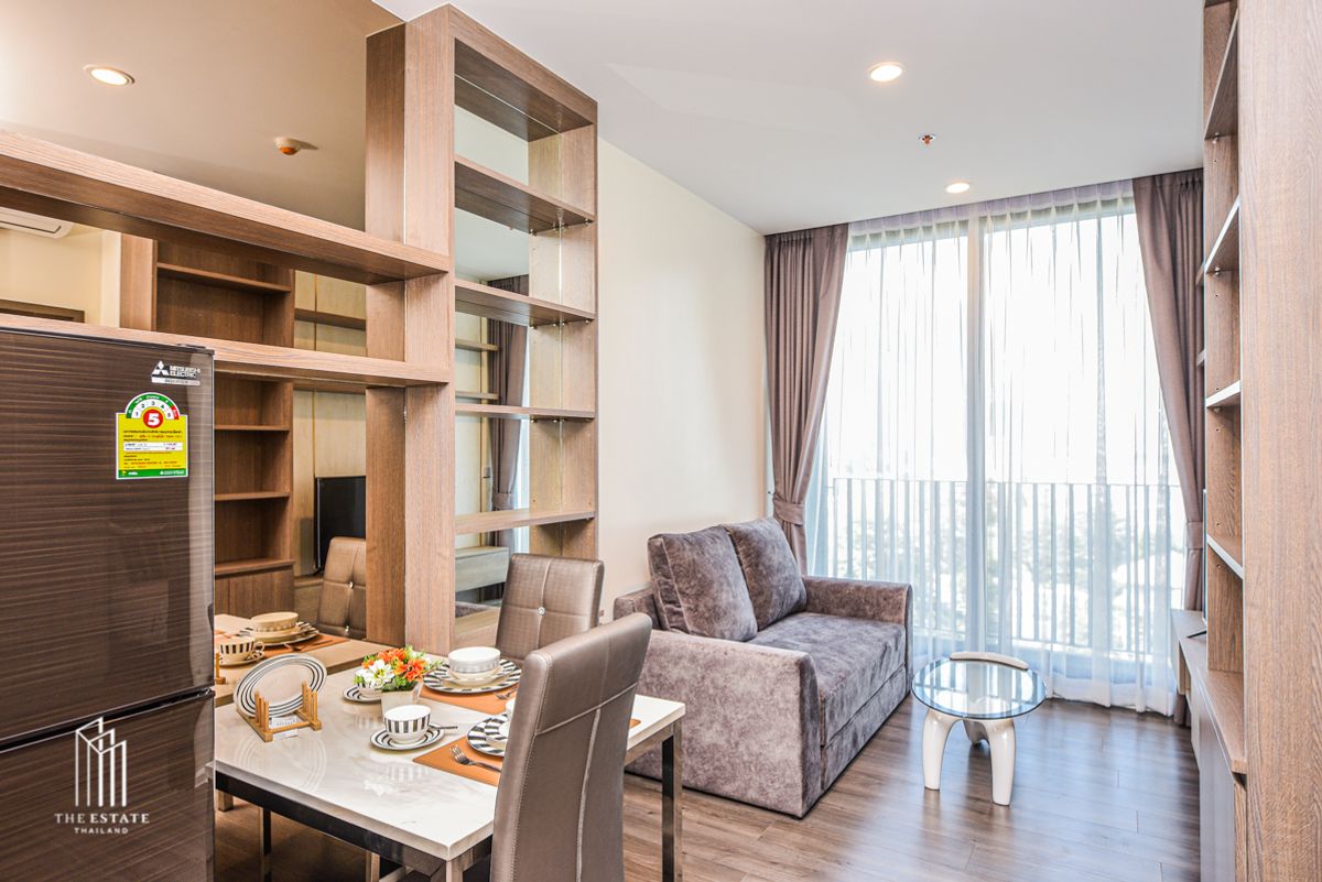 ให้เช่าคอนโดอ่อนนุช อุดมสุข : Condo for RENT Whizdom Essence ห้องแต่งสวย ใกล้ BTS ปุณณวิถี 1 ห้องนอนขนาดใหญ่ @25,000 Baht