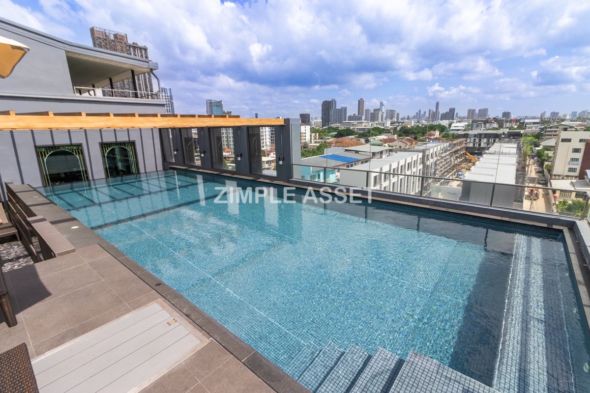 For RentOnnut, Udomsuk : Line ID: @zimple_asset  Newly hotel in Sukhumvit 101, featuring modern décor and a peaceful atmosphere — perfect for relaxation. Conveniently located not far from BTS Punnawithi.