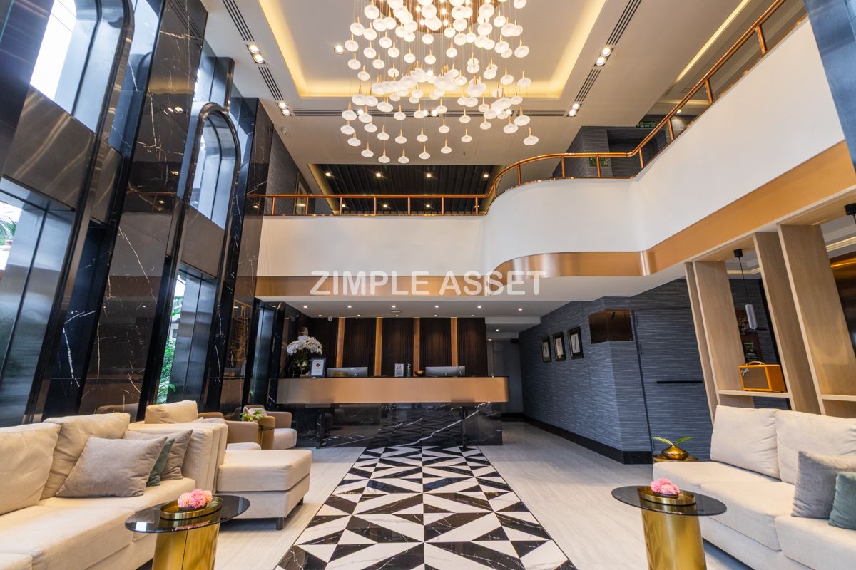 For RentOnnut, Udomsuk : Line ID: @zimple_asset  Newly hotel in Sukhumvit 101, featuring modern décor and a peaceful atmosphere — perfect for relaxation. Conveniently located not far from BTS Punnawithi.