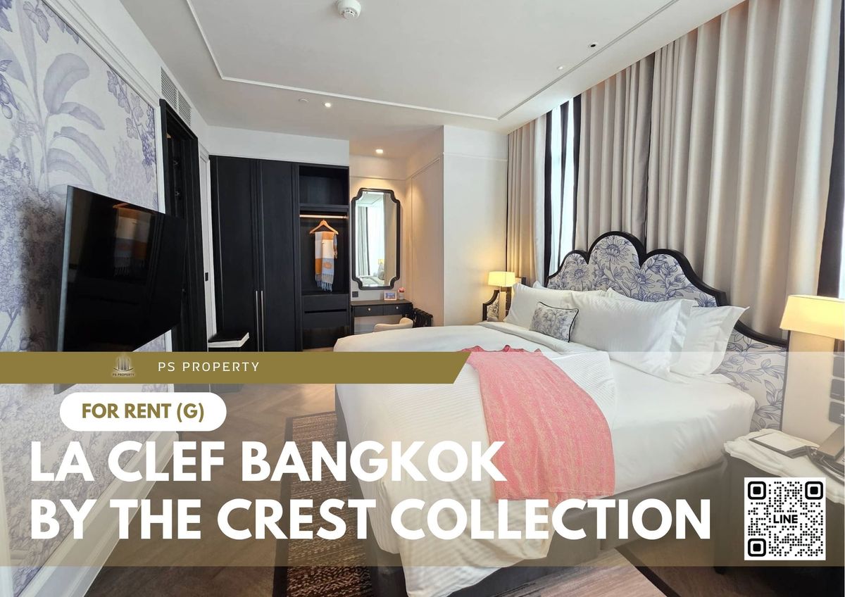 For RentSukhumvit, Asoke, Thonglor : For rent 📍 La Clef Bangkok by The Crest Collection 📍Near BTS Thonglor, complete with furniture and appliances