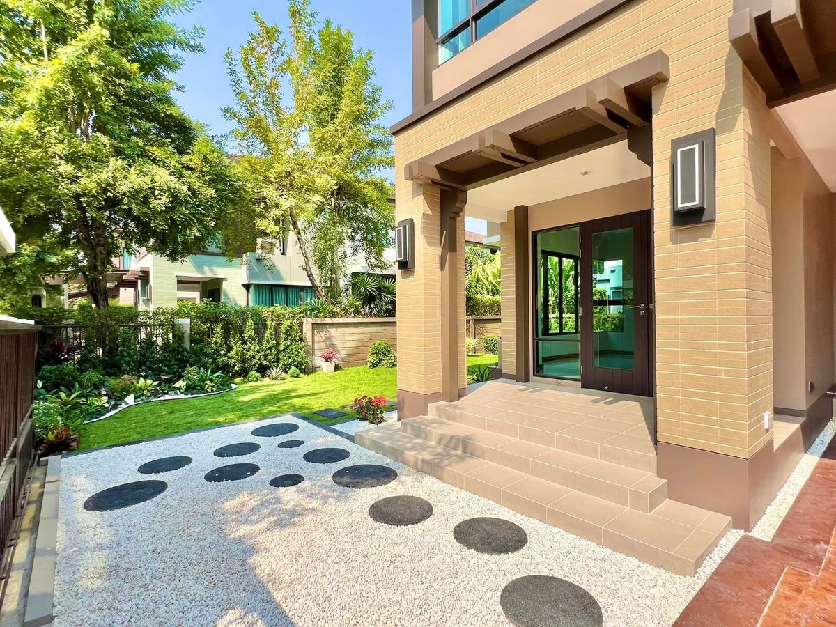 ขายบ้านนวมินทร์ รามอินทรา : 🎉🏡 เศรษฐสิริวัชรพล หลังใหญ่สวยตรงปก! พร้อมจัดสวนรอบตัวบ้าน! ทำเลทองติดถนนใหญ่สุขาภิบาล 5 🌴✨