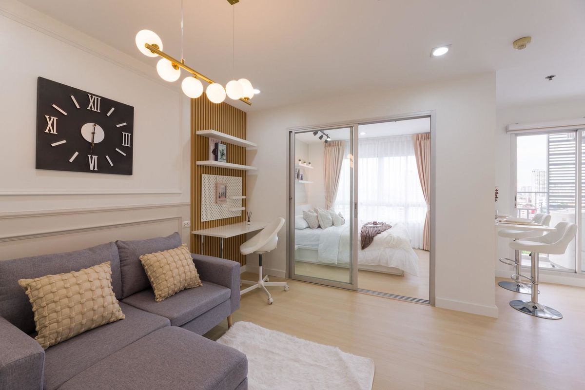 ขายคอนโดปิ่นเกล้า จรัญสนิทวงศ์ : ME250167 คอนโดห้องสวย The Trust Residence ปิ่นเกล้า พร้อมเฟอร์ พร้อมอยู่