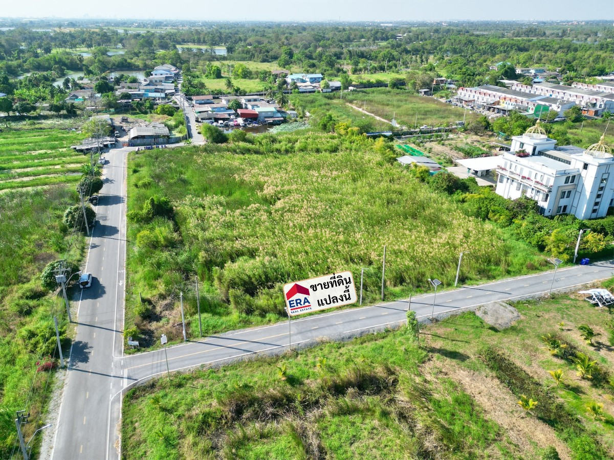 ขายที่ดินบางนา แบริ่ง ลาซาล : ขายที่ดินบางนาตราด กม26 ขนาด5ไร่สวยที่สุดในซอยเอแบคบางนา ใกล้โรงเรียนเตรียมอุดม ติดถนน3ด้าน ถนนสวย เพิ่งสร้างใหม่