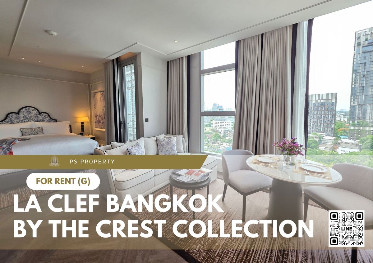 For RentSukhumvit, Asoke, Thonglor : For rent 📍 La Clef Bangkok by The Crest Collection 📍Near BTS Thonglor, complete with furniture and appliances