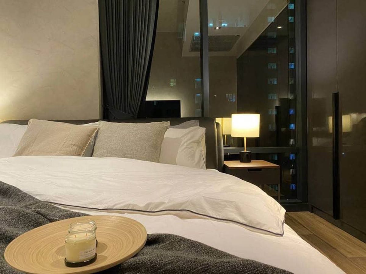 For RentCondoSukhumvit, Asoke, Thonglor : For rent 🔥 The Lofts Asoke 🔥 2 bedrooms, fully furnished and equipped, near MRT Phetchaburi