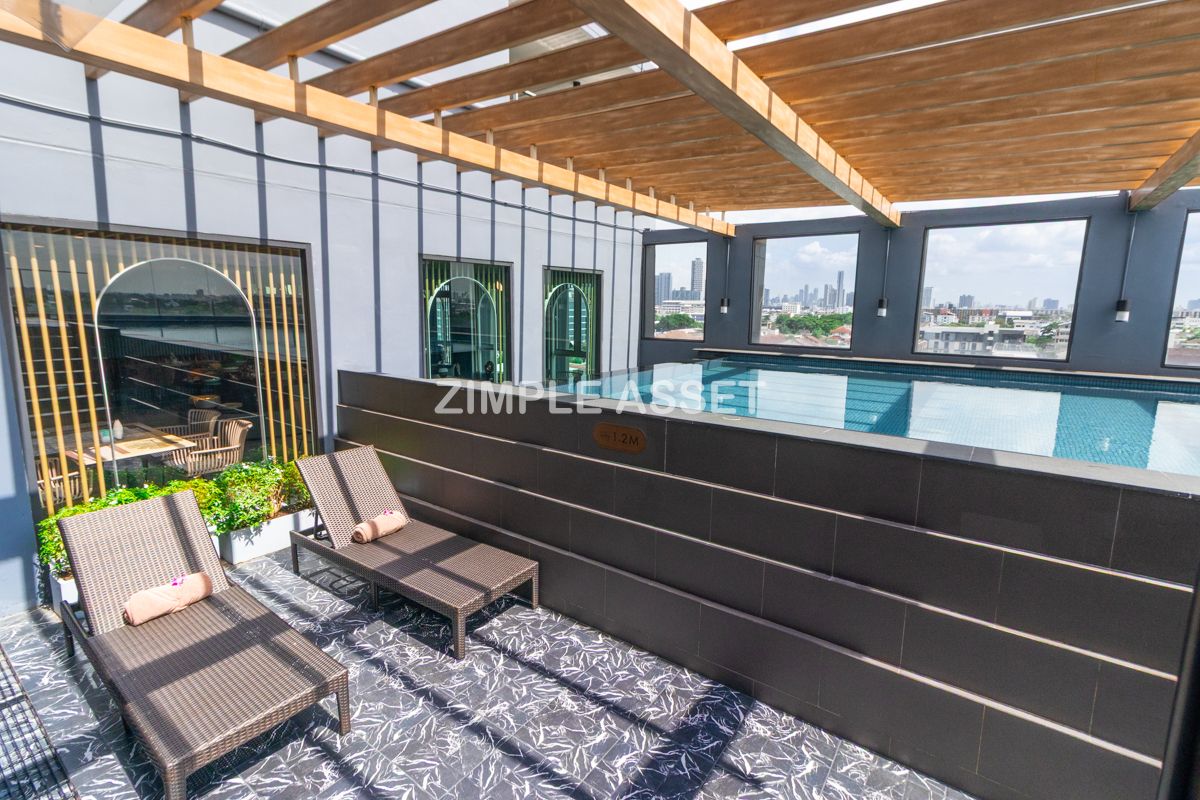 For RentOnnut, Udomsuk : Line ID: @zimple_asset  Newly hotel in Sukhumvit 101, featuring modern décor and a peaceful atmosphere — perfect for relaxation. Conveniently located not far from BTS Punnawithi.