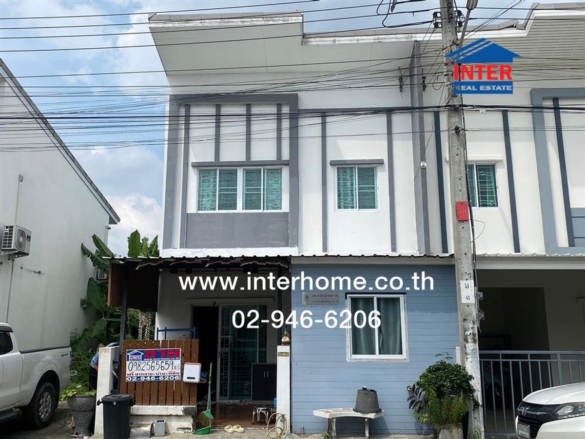 ขายทาวน์โฮมนวมินทร์ รามอินทรา : ทาวน์โฮม 2 ชั้น 18.2 ตร.ว. หมู่บ้านแลนซีโอนอฟ รามอินทรา-คู้บอน38 ซอยคู้บอน40 ถนนรามอินทรา ถนนคู้บอน เขตคลองสามวา กรุงเทพมหานคร