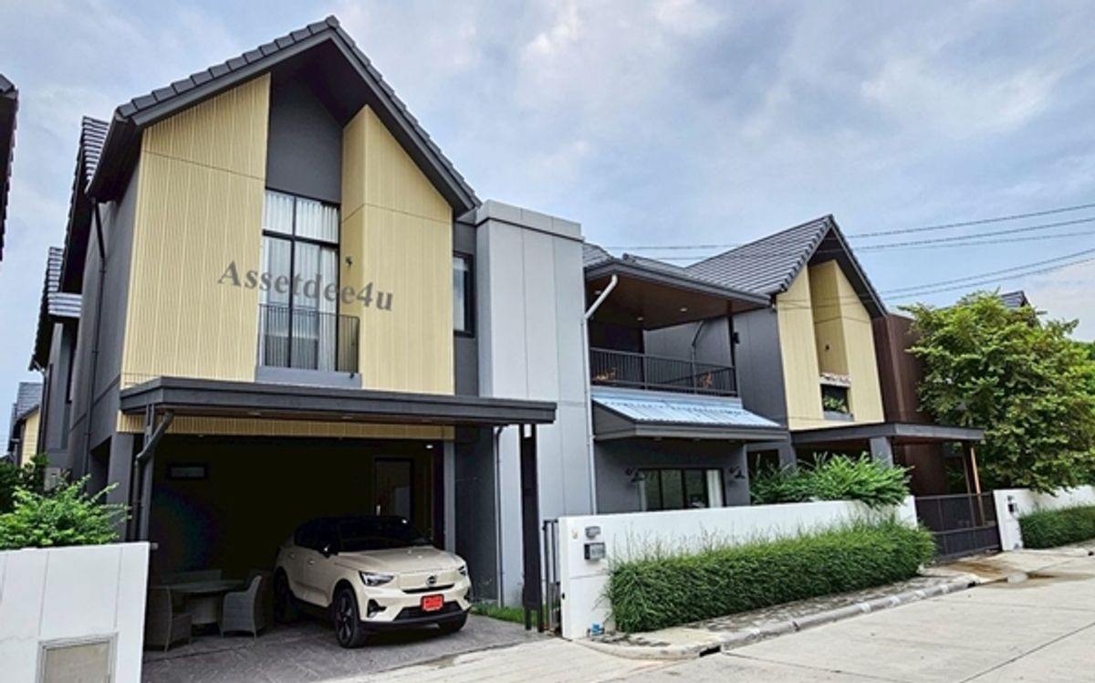ให้เช่าบ้านนวมินทร์ รามอินทรา : บ้านเช่าวัชรพล บ้านสายไหม บ้านเช่าใกล้ห้าแยกวัชรพล AH572 ให้เช่าบ้านเดี่ยว 2 ชั้น โนเบิล เกเบิล วัชรพล ใกล้ตลาดเพิ่มสิน