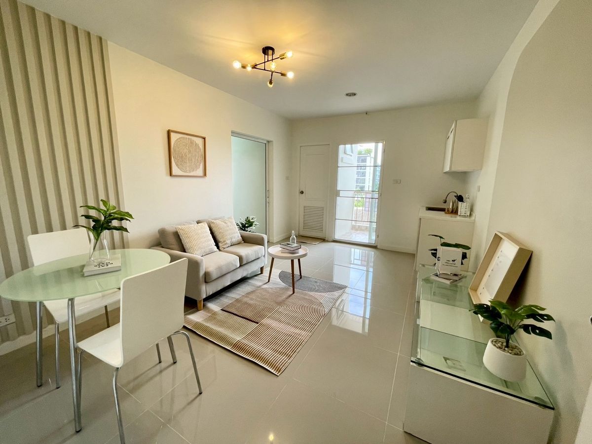 For SaleCondoRatchadapisek, Huaikwang, Suttisan : Urgent sale! OIC Condo, Ratchada-Lat Phrao 36.48 sqm. Floor 5, new renovated! Full, near 3 electric trains (BTS/MRT/Yellow Line), special price, free transfer fee!